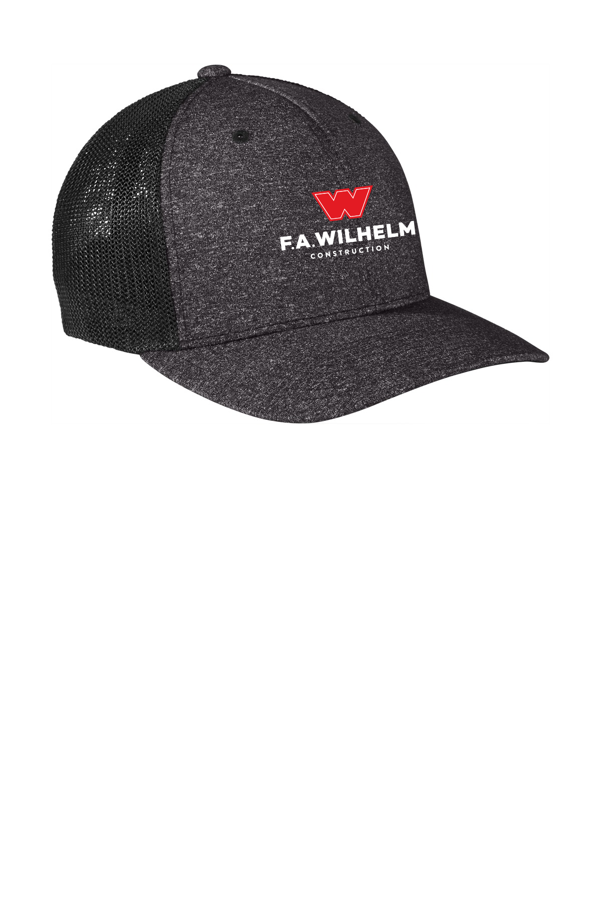 Port Authority Flexfit Melange Mesh Back Trucker Cap